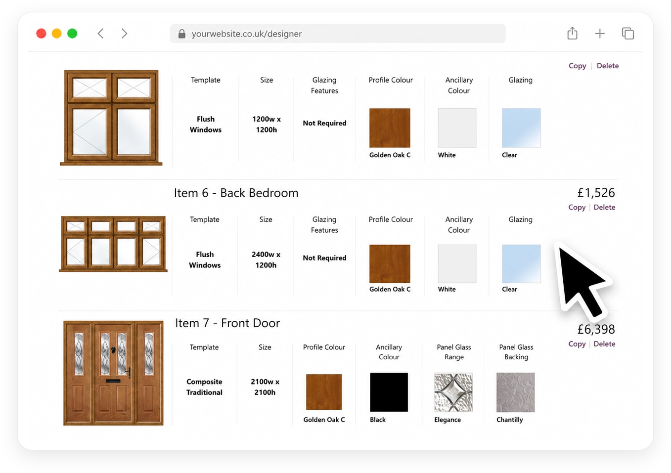 Online Product Designer